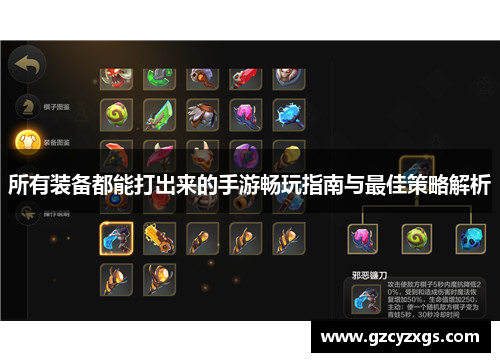 所有装备都能打出来的手游畅玩指南与最佳策略解析